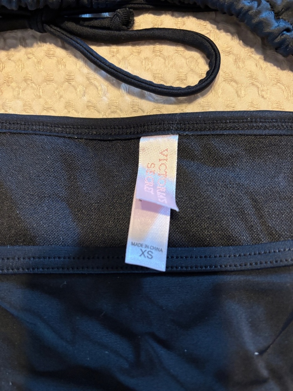 Victoria's Secret Black Triangle String Bikini - Picture 2 of 3